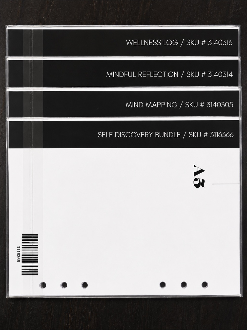 Cloth and Paper (C&P) Self Discovery A5 Inserts‎ Bundle